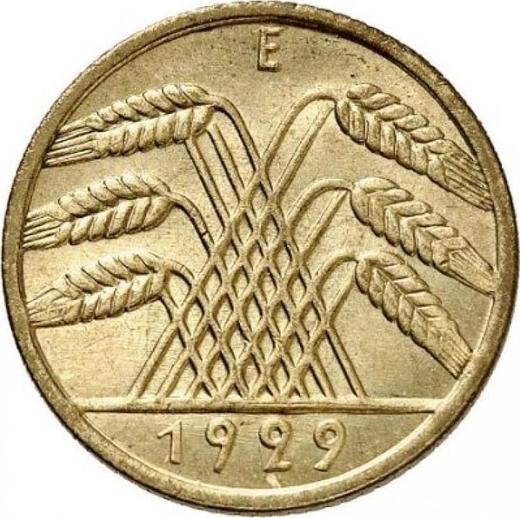 Reverso 10 Reichspfennigs 1929 E - valor de la moneda - Alemania, República de Weimar