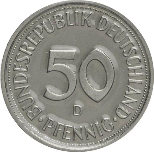 Obverse 50 Pfennig 2000 D - Coin Value - Germany, FRG