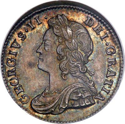 Obverse Fourpence (Groat) 1731 - Silver Coin Value - United Kingdom, George II