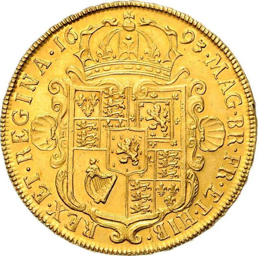 Reverse Five guineas 1693 - Gold Coin Value - United Kingdom, William III and Mary II