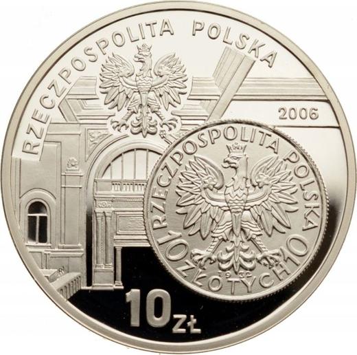 Obverse 10 Zlotych 2006 MW AN "History of the Polish Zloty - Polonia" - Silver Coin Value - Poland, III Republic after denomination
