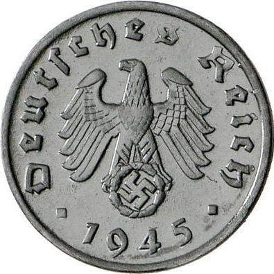 Reverse 1 Reichspfennig 1945 E "Type 1940-1945" -  Coin Value - Germany, Third Reich