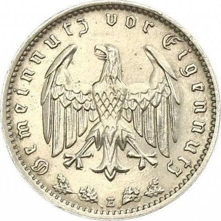 Reverso 1 Reichsmark 1939 E "Tipo 1933-1939" - valor de la moneda  - Alemania, Alemania nazi