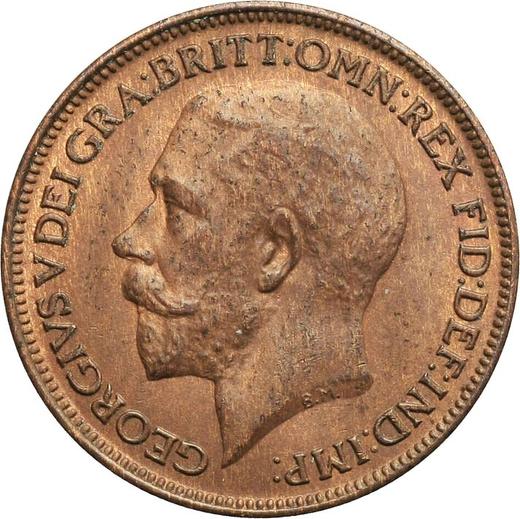 Obverse Farthing 1922 - Coin Value - United Kingdom, George V