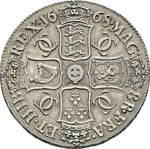 Reverse Crown 1668 "Second laureate bust" - Silver Coin Value - United Kingdom, Charles II