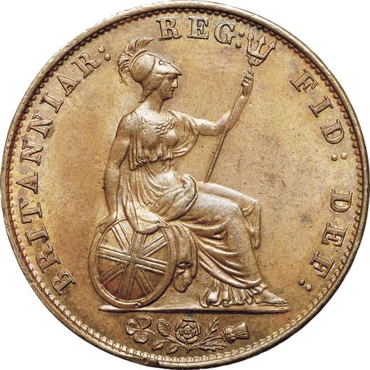 Revers 1/2 Penny 1851 WW - Münze Wert - Großbritannien, Victoria