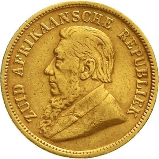 Obverse 1/2 pond (Transvaal) 1893 - Gold Coin Value - RSA, Transvaal Republic