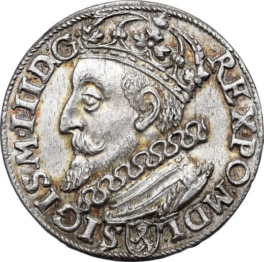 Awers monety - Trojak 1600 K "Mennica krakowska" - cena srebrnej monety - Polska, Zygmunt III