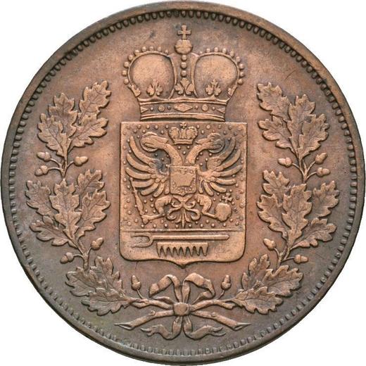 Awers monety - 1 krajcar 1865 - cena  monety - Schwarzburg-Rudolstadt, Fryderyk Günther