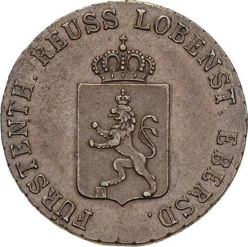 Obverse Ebersdorf 3 Pfennig 1844 A -  Coin Value - Reuss-Schleiz, Heinrich LXXII