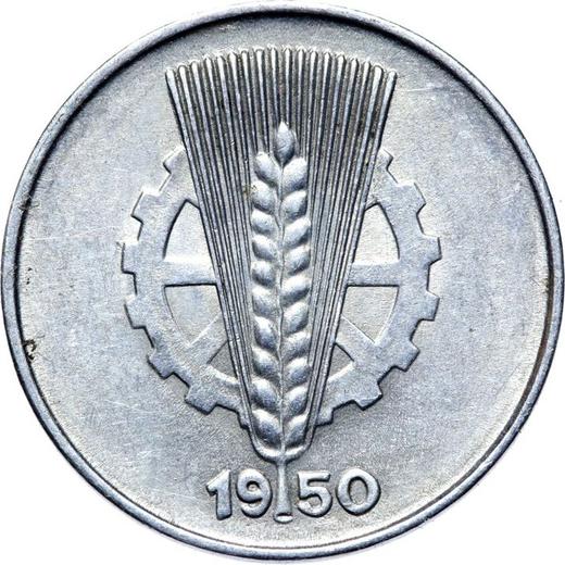 Reverse 10 Pfennig 1950 E -  Coin Value - Germany, GDR