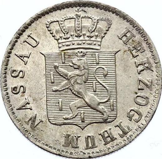 Obverse 3 Kreuzer 1847 - Silver Coin Value - Nassau, Adolphe