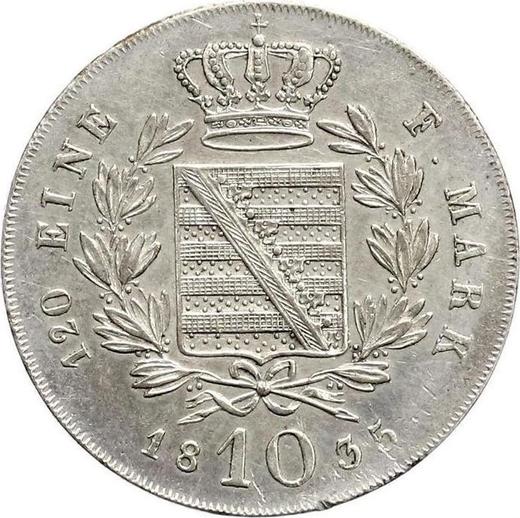 Reverse 10 Kreuzer 1835 - Silver Coin Value - Saxe-Coburg and Gotha, Ernest I