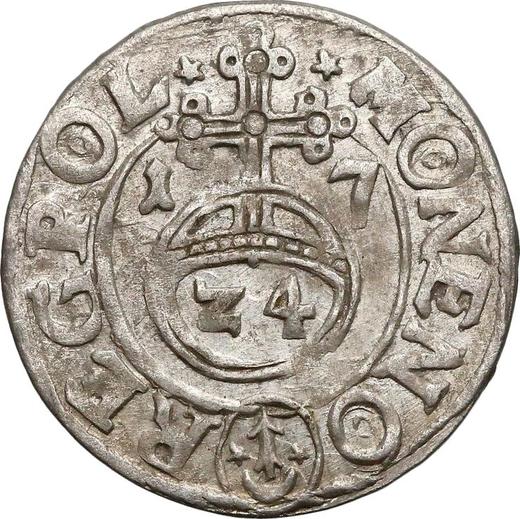 Obverse Pultorak 1617 "Bydgoszcz Mint" - Silver Coin Value - Poland, Sigismund III Vasa