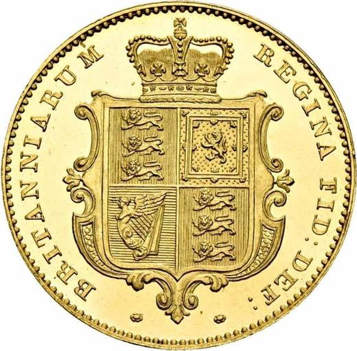 Revers 1/2 Sovereign 1839 - Goldmünze Wert - Großbritannien, Victoria