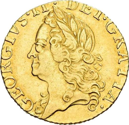 Obverse Half Guinea 1758 "Old Head" - Gold Coin Value - United Kingdom, George II