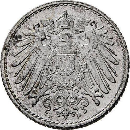 Revers 5 Pfennig 1915 F "Typ 1915-1922" - Münze Wert - Deutschland, Deutsches Kaiserreich