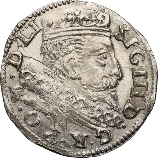 Obverse 3 Groszy (Trojak) 1601 V "Lithuania" - Silver Coin Value - Poland, Sigismund III Vasa