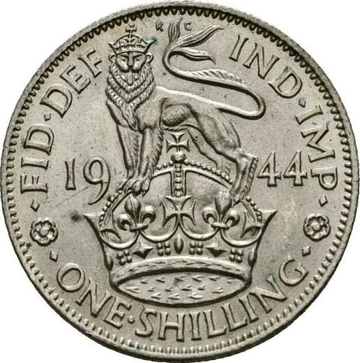 Reverse Shilling 1944 HP "Type 1937-1946" - Silver Coin Value - United Kingdom, George VI