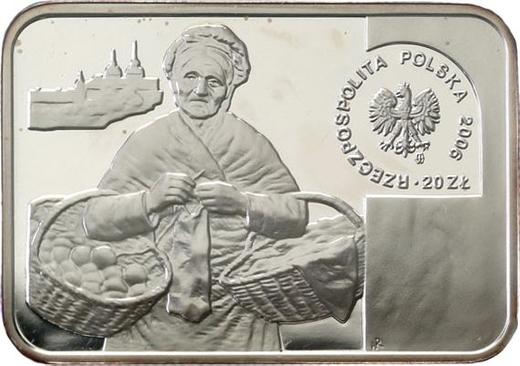 Avers 20 Zlotych 2006 MW NR "Aleksander Gierymski" - Silbermünze Wert - Polen, III Republik Polen nach Stückelung