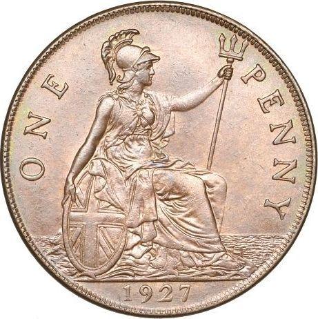 Reverse Penny 1927 "Type 1911-1936" -  Coin Value - United Kingdom, George V