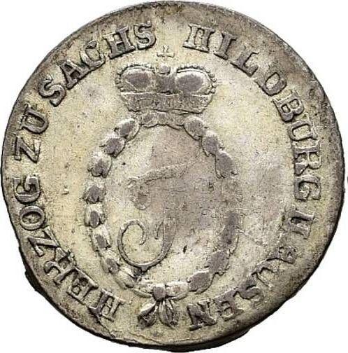 Anverso 6 Kreuzers 1817 - valor de la moneda de plata - Sajonia-Hildburghausen, Federico