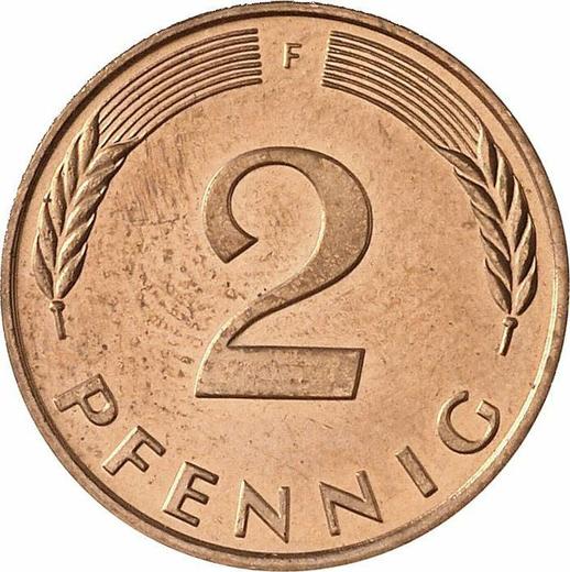 Obverse 2 Pfennig 1997 F - Coin Value - Germany, FRG