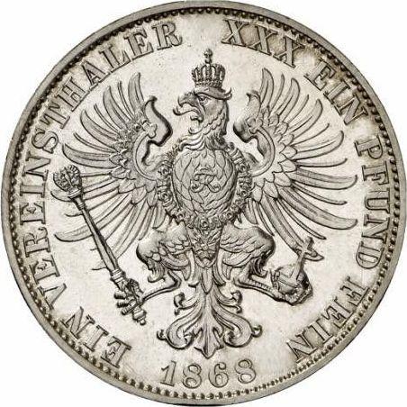 Reverse Thaler 1868 C - Silver Coin Value - Prussia, William I