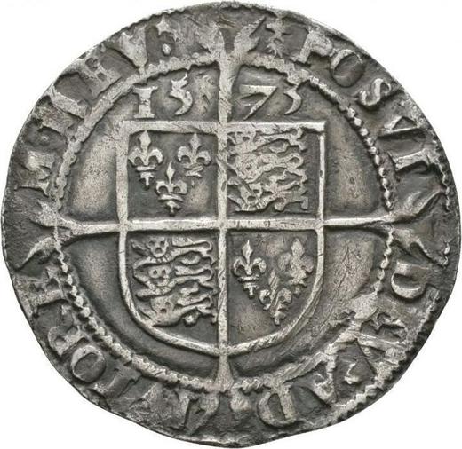 Reverse Sixpence 1573 "Third issues" Intermediate bust - Silver Coin Value - United Kingdom, Elizabeth I