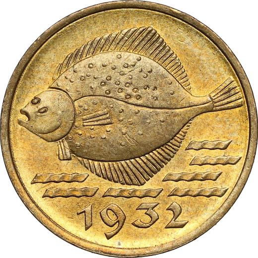 Obverse 5 Pfennig 1932 "Flounder" -  Coin Value - Poland, Free City of Danzig