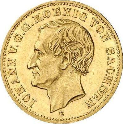 Avers 10 Mark 1872 E "Sachsen" - Goldmünze Wert - Deutschland, Deutsches Kaiserreich