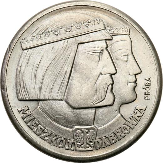 Reverse Pattern 100 Zlotych 1960 "Mieszko and Dabrowka" Nickel -  Coin Value - Poland, Peoples Republic