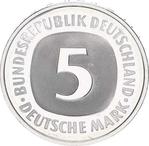 Avers 5 Mark 1982 D - Münze Wert - Deutschland, BRD
