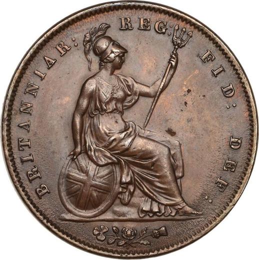 Revers 1 Penny 1846 WW "Typ 1839-1860" - Münze Wert - Großbritannien, Victoria
