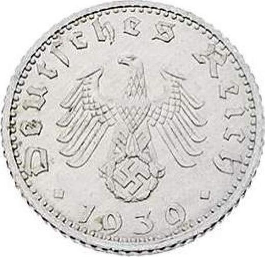 Reverse 50 Reichspfennig 1939 F "Type 1939-1944" -  Coin Value - Germany, Third Reich