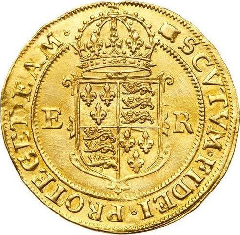 Reverso 1 libra Sin fecha (1583-1603) - valor de la moneda de oro - Gran Bretaña, Isabel I