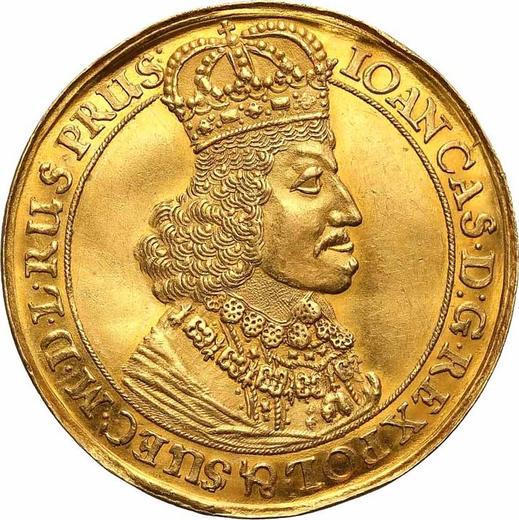 Obverse Donative 2 Ducat no date (1649-1668) GR "Danzig" - Gold Coin Value - Poland, John II Casimir