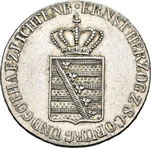 Obverse 20 Kreuzer 1830 EK - Silver Coin Value - Saxe-Coburg and Gotha, Ernest I