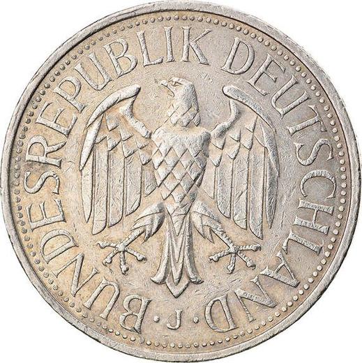 Revers 1 Mark 1980 J - Münze Wert - Deutschland, BRD