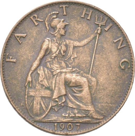 Reverso Farthing 1907 - valor de la moneda  - Gran Bretaña, Eduardo VII
