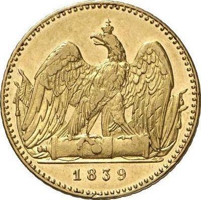 Reverso Frederick D'or 1839 A - valor de la moneda de oro - Prusia, Federico Guillermo III
