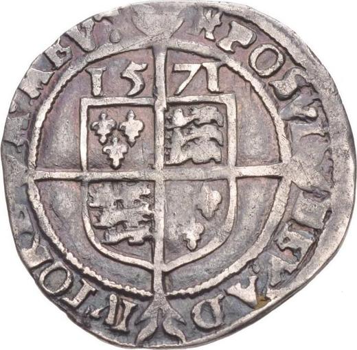 Reverse Threepence 1571 "Third issues" - Silver Coin Value - United Kingdom, Elizabeth I