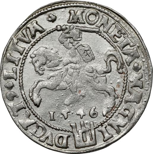 Reverse 1 Grosz 1546 "Lithuania" - Silver Coin Value - Poland, Sigismund II Augustus
