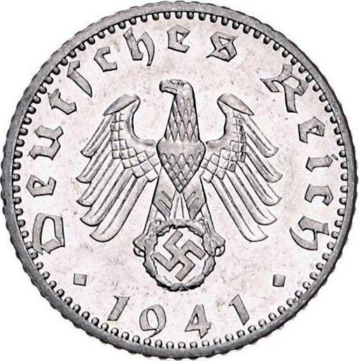 Reverse 50 Reichspfennig 1941 J "Type 1939-1944" -  Coin Value - Germany, Third Reich