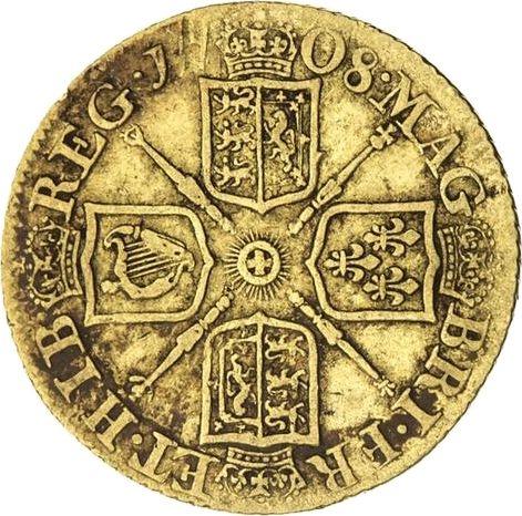 Reverse Guinea 1708 "First draped bust" Elephant and castle - Gold Coin Value - United Kingdom, Anne
