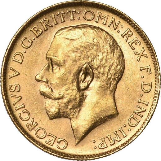 Avers Sovereign 1918 P - Goldmünze Wert - Australien, Georg V