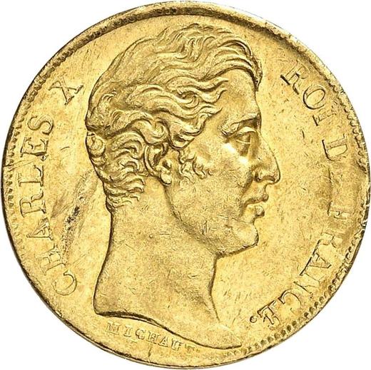 Obverse 20 Francs 1826 Q "Type 1825-1830" - Gold Coin Value - France, Charles X
