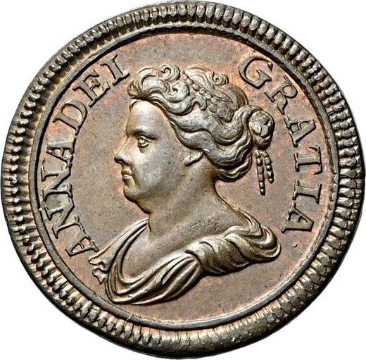 Avers Probe 1 Farthing 1714 - Münze Wert - Großbritannien, Anne