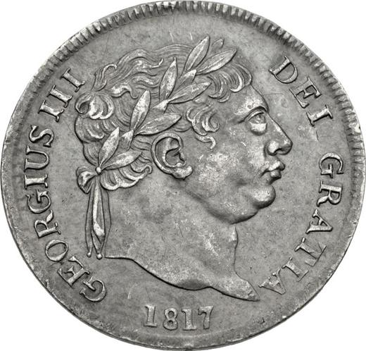 Obverse Fourpence (Groat) 1817 - Silver Coin Value - United Kingdom, George III