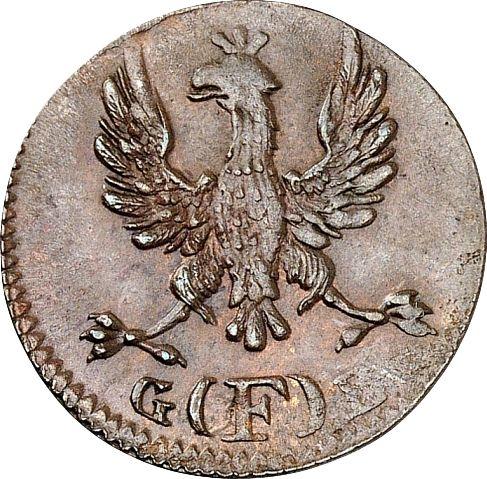 Аверс монеты - 1 гелер 1819 года F G.B. - цена  монеты - Франкфурт-на-Майне, Вольный город